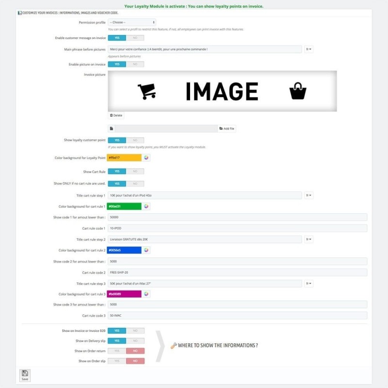 Plus d'infos sur les factures