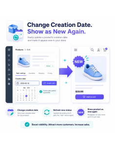 Easily show your products as new again 2