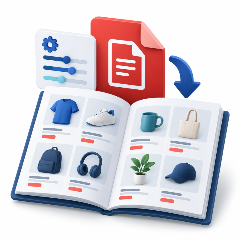 Custom Product Catalog PDF Generator