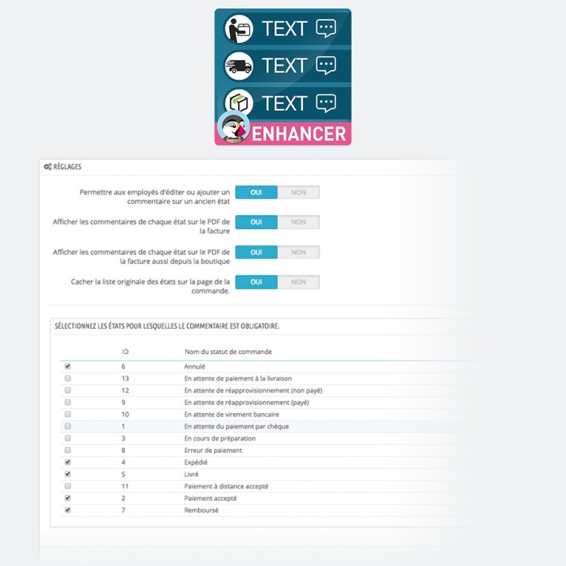 Commentaires sur les statuts