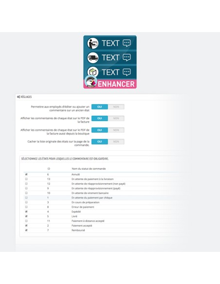 Commentaires sur les statuts