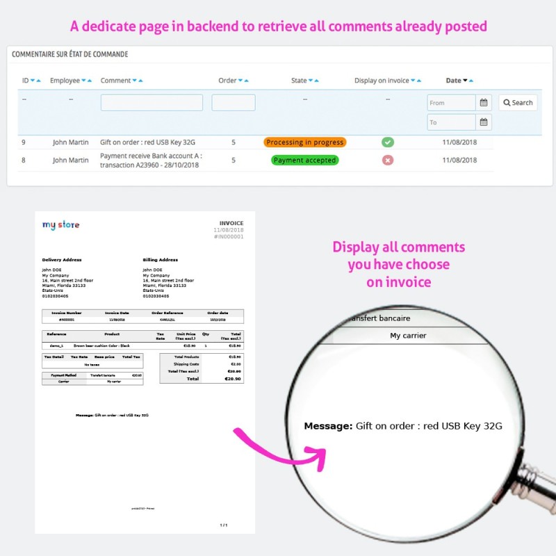 Commentaires sur les statuts